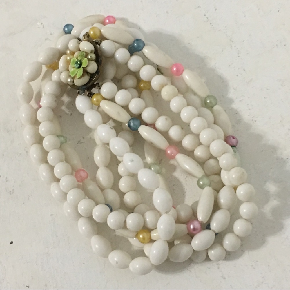 Vintage/Antique Fruit Salad Beaded Necklace